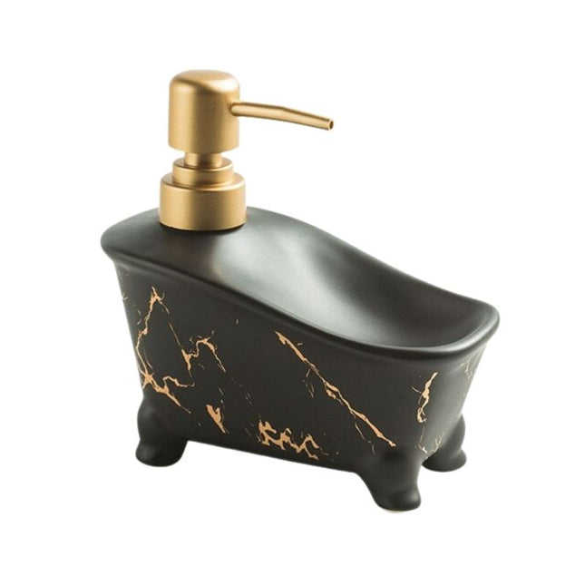 Såpedispenser med design som badekar