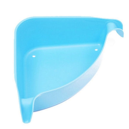 Hjørnehylle i plast med sugekopper