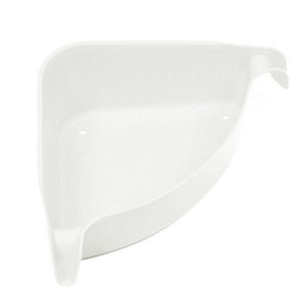 Hjørnehylle i plast med sugekopper