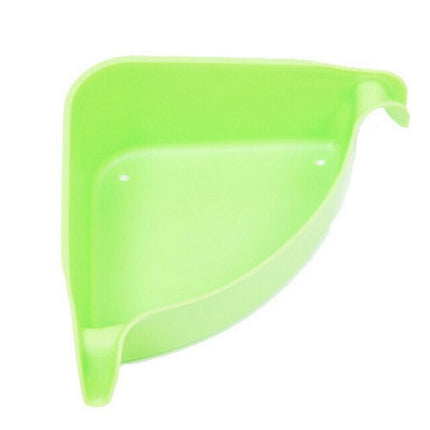 Hjørnehylle i plast med sugekopper