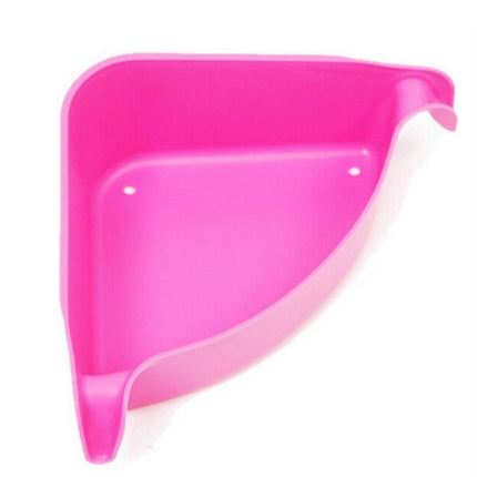 Hjørnehylle i plast med sugekopper