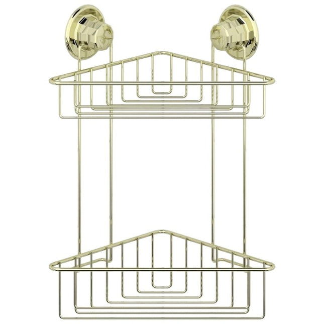 Hjørnehylle for dusj med to etasjer