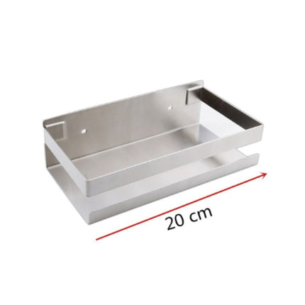Moderne dusjhylle i rustfritt stål